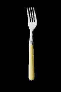 Fork Yellow Pastel Cutlery Made in Japan