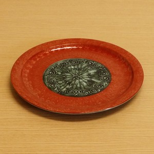 【在庫限り】ブロンズ／青銅　リムプレート　(大皿)　L
