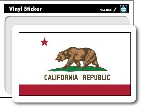 マジステ SK-281/州旗ステッカー カリフォルニア州(California)