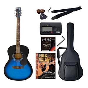 Sepia Crue アコースティックギター バリューセット フォークタイプ FG-10/BLS ブルーサンバースト