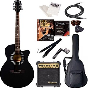 Sepia Crue  エレクトリックアコースティックギター エントリーセット EAW-01/BK ブラック