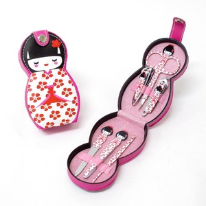 Nail Clipper/File Kokeshi Doll Pink Japanese Sundries 6-types