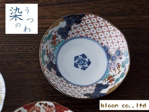 Somenishiki-Koimari Room Flower Bowl Mino Ware Made in Japan