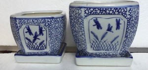 Object/Ornament Porcelain Set of 2