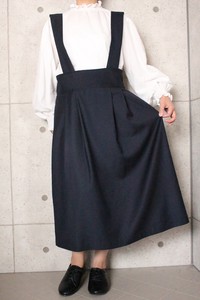 【2017新作商品】日本製 ギャバタック入りジャンパースカート　№817135