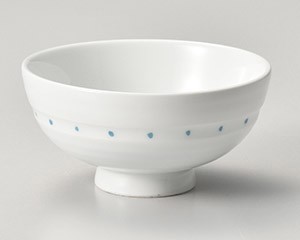 千段水玉丸茶碗【日本製　美濃焼】