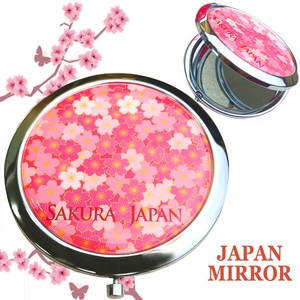 JAPANコンパクトミラー桜　◆外国人観光客向け.可愛いお土産雑貨.手鏡◆