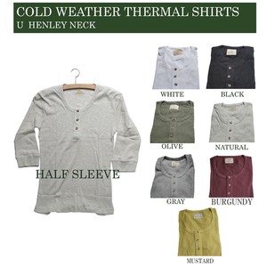 T-shirt Half Sleeve Thermal 7-colors