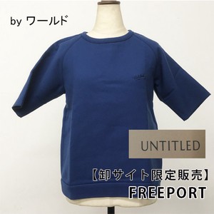 T-shirt Half Sleeve Plain Color Tops Made in Japan
