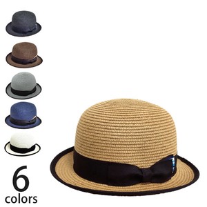 帽子/レディース/帽子 メンズハット/帽子/春夏/麦わら帽子/ボーラーハット/リボン/SS