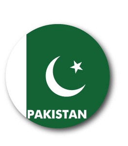 国旗缶バッジNO. CBFG-087 PAKISTAN (パキスタン)