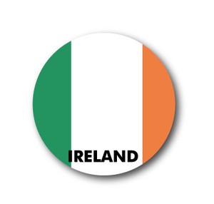 国旗缶バッジNO. CBFG-088 IRELAND (アイルランド)