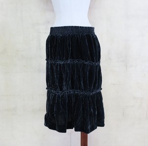 Skirt Long Skirt Stretch Velour