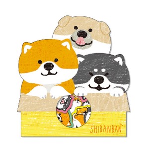 "Shibanban" Shibainu Collection Sticker [ Muchicoro BANBAN ] Shibainu Puppy