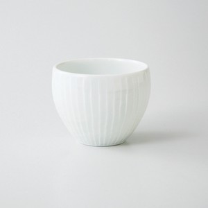 白磁草林彫　デザートカップ