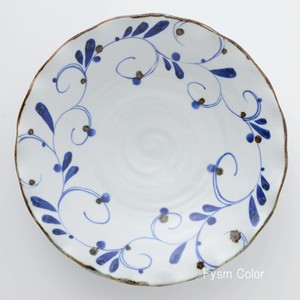 HASAMI Ware Arabesque Platter Hand-Painted