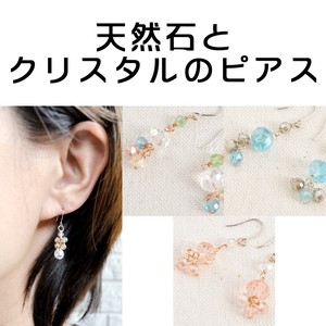 Pierced Earringss Crystal