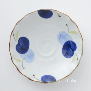 HASAMI Ware Green apple Serving Plate Hand-Painted