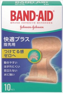 Johnson'S Johnson'S Band‐Aid Comfortable Plus Fingertip 10 Pcs