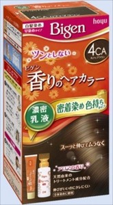 ホーユー　ビゲン　香りのヘアカラー　乳液　4CA　カフェブラウン 【 ヘアカラー・白髪用 】