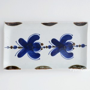 HASAMI Ware Flower Connection Plate