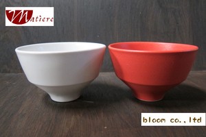 Mino ware Rice Bowl Red White Sale Items Made in Japan
