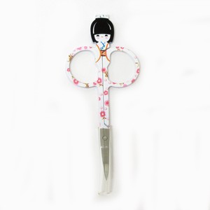Nail Clipper/File Kokeshi Doll White Kimono Japanese Sundries