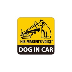 ビクター ニッパー DOG IN CAR ステッカー VICTOR NIPPER ビクター犬 正規ライセンス商品