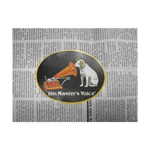 ビクター犬 ニッパー ヴィンテージ調ステッカー VICTOR NIPPER STICKER 正規ライセンス商品