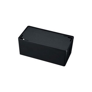 ケーブル&タップ収納ボックス Mサイズ・ブラック CB-BOXP2BKN2
