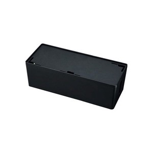 ケーブル&タップ収納ボックス Lサイズ・ブラック CB-BOXP3BKN2