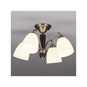 LEDランプ交換型シャンデリア 〜8畳用 非調光 LED電球7.8W×4 電球色 E26口金 ランプ付 CD-4299-L