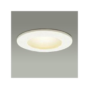 LEDベースダウンライト M形 非調光タイプ 白熱灯40Wタイプ 電球色 埋込穴φ65 ホワイト DDL-8049YW