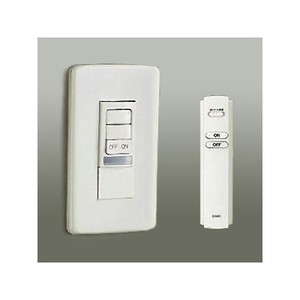 壁付リモコンスイッチ LED・蛍光灯・白熱灯対応 リモコン付 DP-37270