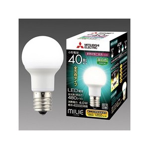 LED電球 《MILIE ミライエ》 全方向タイプ 小形電球形 40W形相当 全光束480lm 昼白色 LDA4N-G-E17/40/S-PS