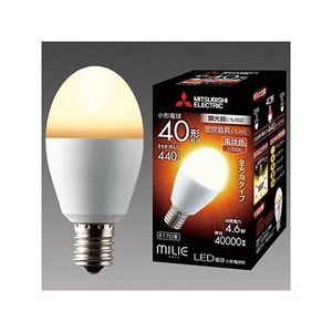 LED電球 《MILIE ミライエ》 全方向タイプ 小形電球形 40W形相当 全光束440lm 電球色 LDA5L-G-E17/40/D/S