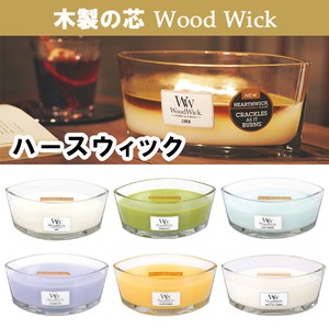 ■LED・キャンドル特集■　【Wood　Wickシリーズ】　ハースウィックL