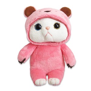 动物/鱼玩偶/毛绒玩具 毛绒玩具 粉色 猫 尺寸 M