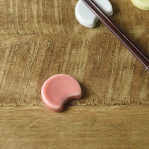 Mino ware Chopsticks Rest Red Moon Ain fuji Made in Japan
