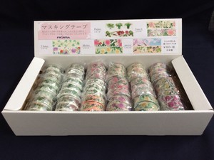 Floral Pattern Washi Tape 18 Tools/Furniture Set 3 Made in Japan