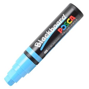 三菱鉛筆 ブラックボードポスカ 極太 1本入 水色 PCE50017K1P.8 00018587