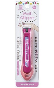 グリーンベル NAIL CIPPER NC-122 ソフトタッチつめきり M(ピンク)