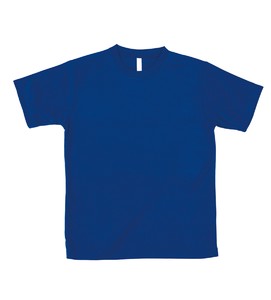 ATドライTシャツ M ブルー 150gポリ100% 38379