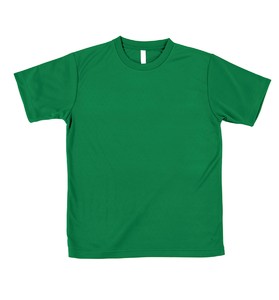 ATドライTシャツ 150cm グリーン 100gポリ100% 38353