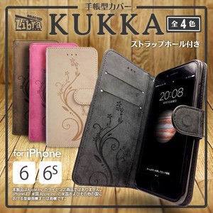 手帳カバーKUKKA　IPHONE6／6S用
