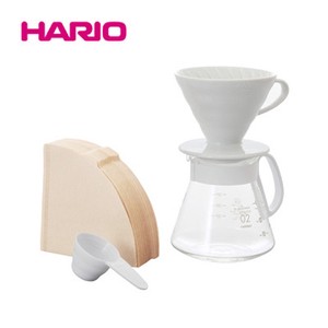 『HARIO』V60セラミックドリッパー02セット　XVDD-3012W   HARIO（ハリオ）