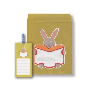 Paper Bag for Book Rabit with a bookmark