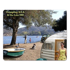 セール品【スティールサイン】【etc.】Camping Usa 1951 PT-LG-448
