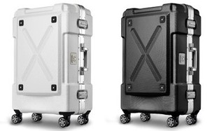 【トラベル】【旅行】【直送可】背面収納機能つき平フレームトラベルスーツケース「OUTDOOR」
