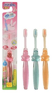 1 Crystal Animals tooth brush 1 5 Rabbit Flat Cut Standard